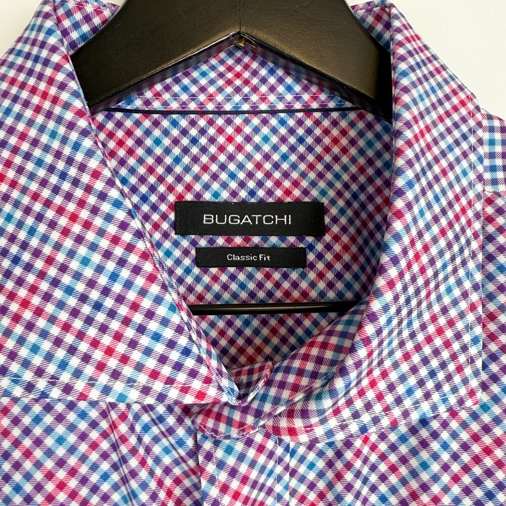 Bugatchi Classic Fit Performance Button Up Shirt … - image 4
